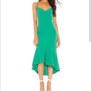 Green Bardot Dress Size 6